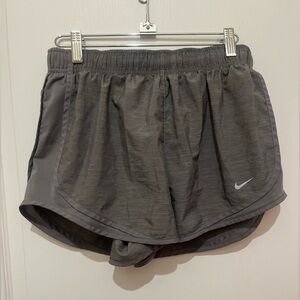 Nike Gray Athletic Shorts Lightweight Breathable Design